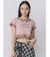 シャドウクロップドTシャツ