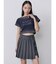 シャドウクロップドTシャツ