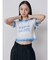 シャドウクロップドTシャツ
