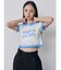 シャドウクロップドTシャツ