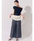 ドレープブークレニットトップス