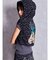 GYDA×GALFY leopard pileパーカー