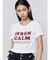 ロゴギャザーTシャツ