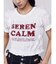 ロゴギャザーTシャツ