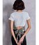 レオパードバックリボントップス