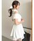 シャツレイヤードカットワンピース