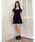 シャツレイヤードカットワンピース
