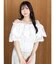 【WEB限定】ラインリボンシャーリングブラウス