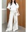 【WEB限定】ラインリボンシャーリングブラウス