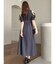 【WEB限定】ショルダーオープンドッキングワンピース