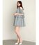【WEB限定】ボリュームティアードミニワンピース