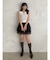 ティアードチュールミニスカパン