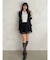 ティアードチュールミニスカパン