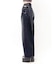 クロスベルトカットワイドジーンズ