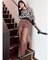 セミワイドストレートデニムパンツ