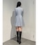 フィットアンドフレアサイドプリーツジャケットワンピ