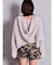HANDニットライクショートHOODIE