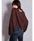 HANDニットライクショートHOODIE