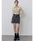 レイヤードライクデニムミニスカート