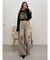フェイクファーショートニットブルゾン