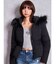 GGロゴラインストーンラメテレコ long sleeveトップス