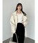 2WAYミニシャギーカーデライクニット
