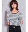 SymmetryGYDAプレートlong sleeveニットトップス