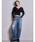 SymmetryGYDAプレートlong sleeveニットトップス