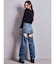 SymmetryGYDAプレートlong sleeveニットトップス