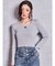 SymmetryGYDAプレートlong sleeveニットトップス
