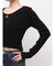 SymmetryGYDAプレートlong sleeveニットトップス