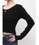 SymmetryGYDAプレートlong sleeveニットトップス