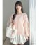 【ちいかわ/dazzlin specialcollection】フリルスリーブニットプルオーバー