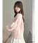 【ちいかわ/dazzlin specialcollection】フリルスリーブニットプルオーバー