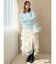 【ちいかわ/dazzlin specialcollection】フリルスリーブニットプルオーバー