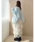 【ちいかわ/dazzlin specialcollection】フリルスリーブニットプルオーバー