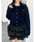レースレイヤードフリルショートパンツ