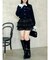 レースレイヤードフリルショートパンツ