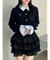 レースレイヤードフリルショートパンツ