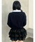 レースレイヤードフリルショートパンツ