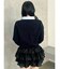 レースレイヤードフリルショートパンツ