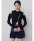 ショルダーオープンZIPニット