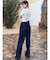 バックリボンデニムパンツ