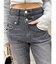 バックグラフィックフレアデニムパンツ