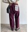 【WEB限定】Fleeasyコーデュロイテーパードパンツ