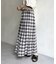 チェックプリーツスカート
