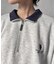 【U.S. POLO ASSN.】1ポイント刺繍裏起毛ハーフジップ