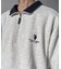 【U.S. POLO ASSN.】1ポイント刺繍裏起毛ハーフジップ