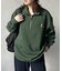 【U.S. POLO ASSN.】1ポイント刺繍裏起毛ハーフジップ