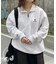 【U.S. POLO ASSN.】1ポイント刺繍裏起毛ハーフジップ